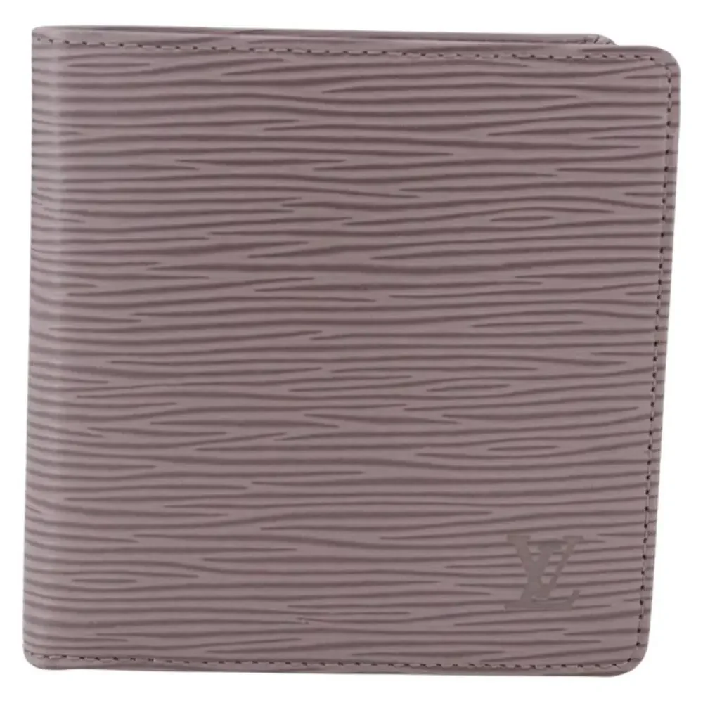 Louis Vuitton Epi Portefeuillemarco Bifold Wallet Lilac Purple
